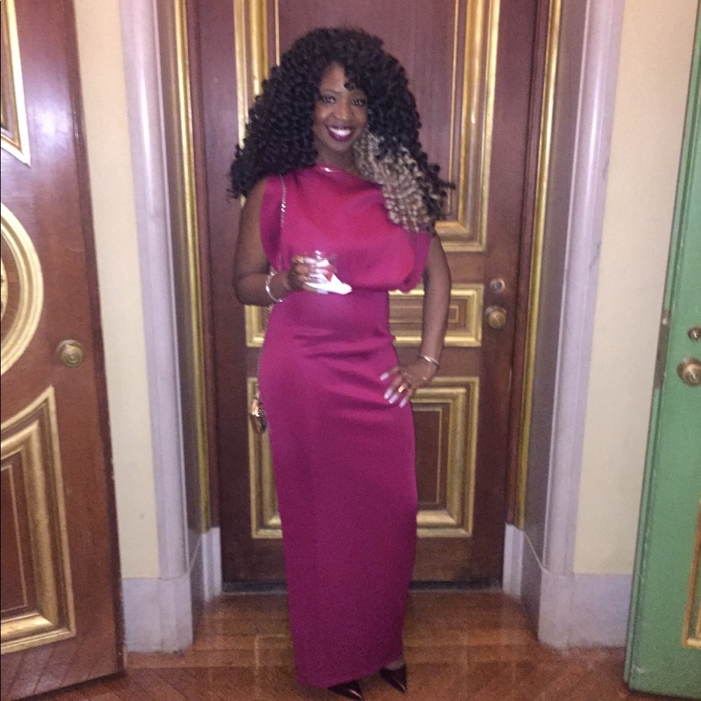 ASOS Maroon Gown